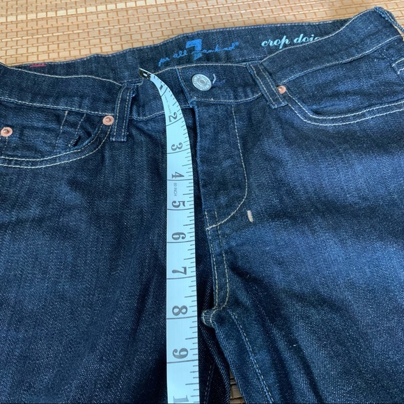 7 FAMK 7 For All Mankind Crop Dojo size 28 - Picture 8 of 11